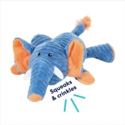 Frisco Corduroy Plush Squeaking Elephant Dog Toy -Frisco 152830 PT2. AC SS1800 V1692020083