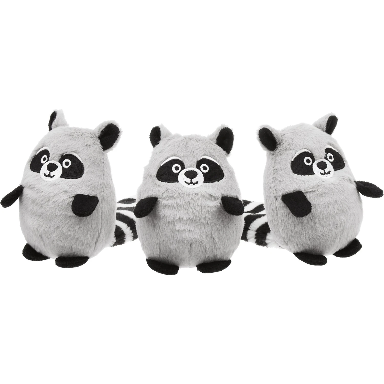 Frisco Trash Can & Raccoons Hide & Seek Puzzle Plush Squeaky Dog Toy Refills 3 Frisco Trash Can & Raccoons Hide & Seek Puzzle Plush Squeaky Dog Toy Refills