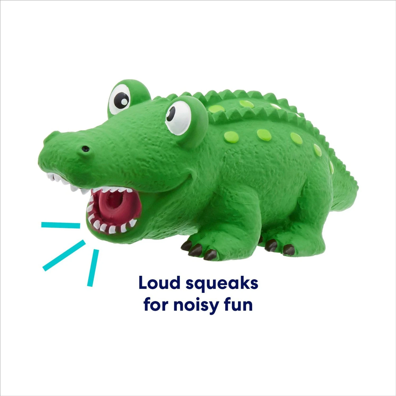 Frisco Alligator Latex Squeaky Dog Toy 5 Frisco Alligator Latex Squeaky Dog Toy - Image 3