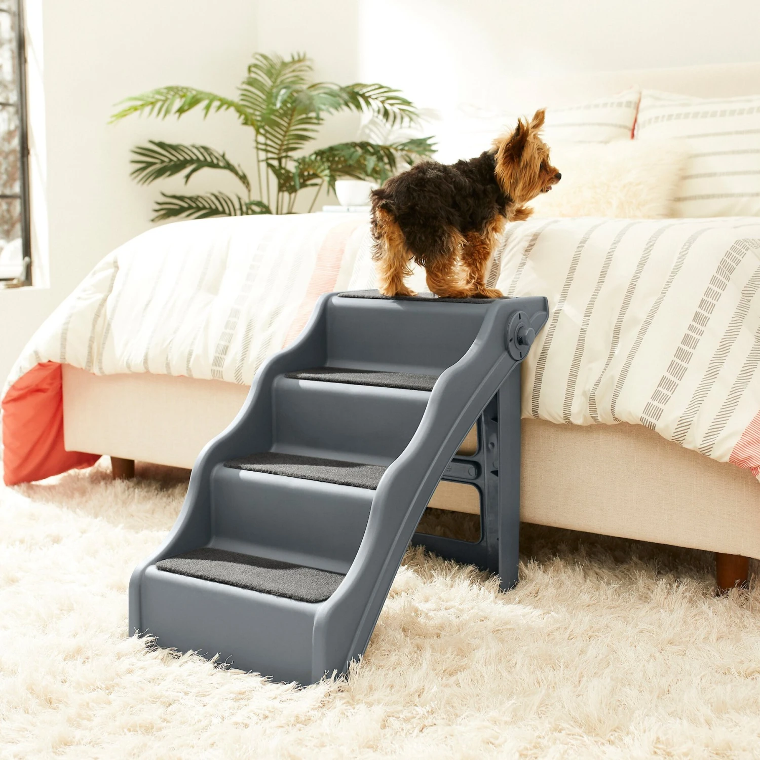 Frisco Foldable Nonslip Cat & Dog Stairs 3 Frisco Foldable Nonslip Cat & Dog Stairs