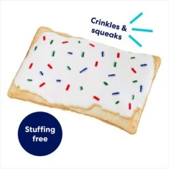Frisco Frosted Pastry Stuffing-Free Flat Plush Squeaky Dog Toy 10 Frisco Frosted Pastry Stuffing-Free Flat Plush Squeaky Dog Toy -Frisco 213812 PT2. AC SS1800 V1686580151
