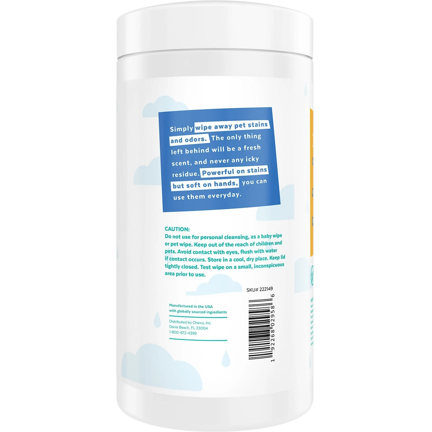 Frisco Stain & Odor Remover Wipes, 70 Count 5 Frisco Stain & Odor Remover Wipes, 70 Count - Image 3