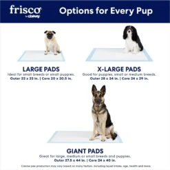 Frisco Premium Giant Printed Dog Training & Potty Pads, 27.5 X 44-in, Unscented 14 Frisco Premium Giant Printed Dog Training & Potty Pads, 27.5 X 44-in, Unscented -Frisco 227472 PT3. AC SS1800 V1674665221