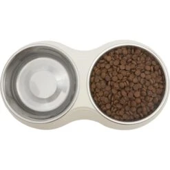Frisco Stainless Steel Double Dog Bowls With Melamine Stand -Frisco 232092 PT3. AC SS1800 V1605142922
