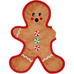 Frisco Holiday Gingerbread Man Flat Plush Squeaky Dog Toy 11 Frisco Holiday Gingerbread Man Flat Plush Squeaky Dog Toy -Frisco 233241 PT3. AC SS1800 V1600872370