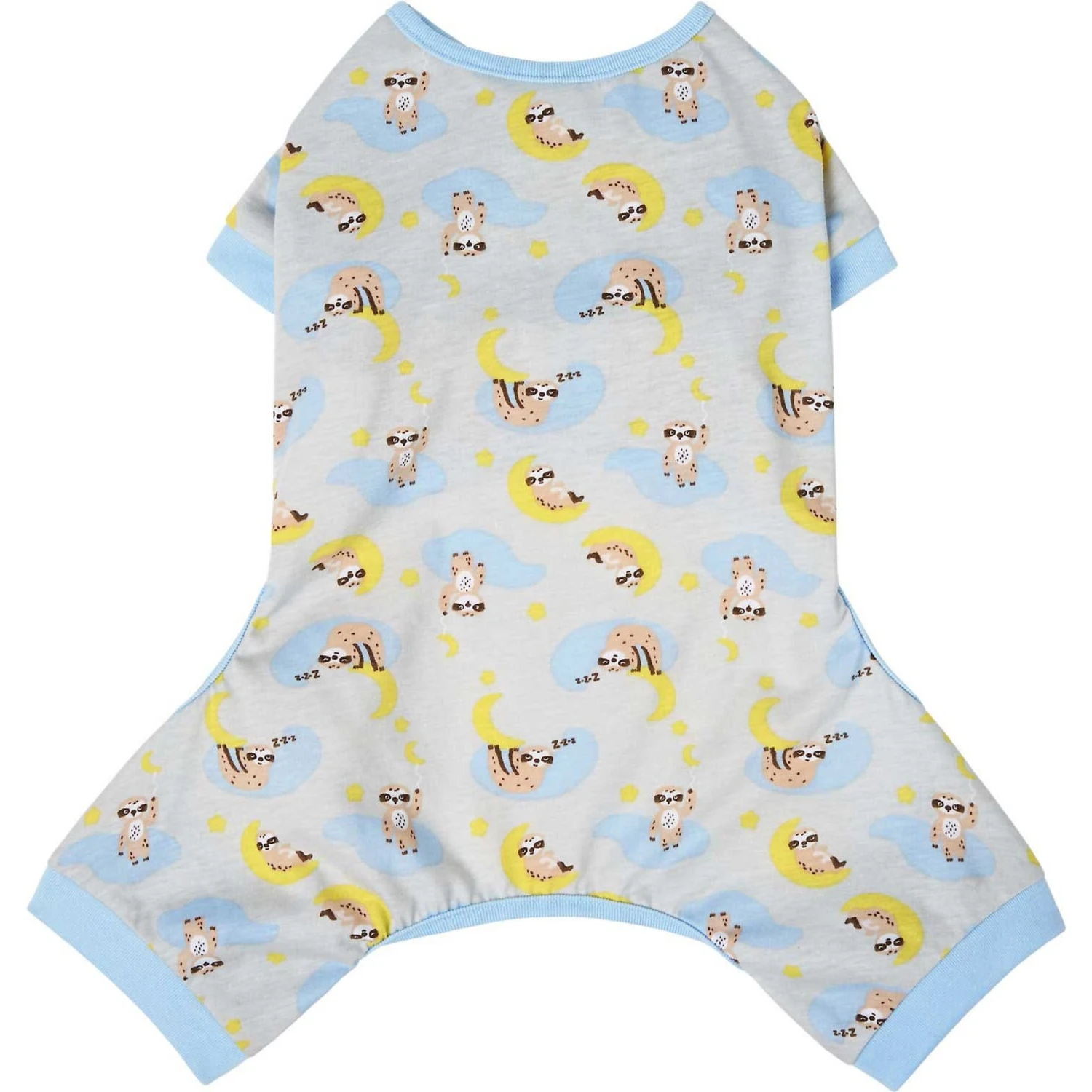 Frisco Sleepy Sloths Dog & Cat Jersey PJs 3 Frisco Sleepy Sloths Dog & Cat Jersey PJs