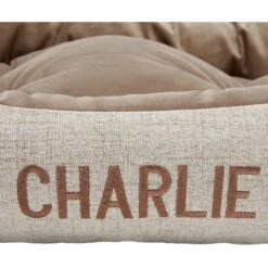 Frisco Rectangular Personalized Bolster Dog Bed W/Removable Cover, Beige, X-Large 13 Frisco Rectangular Personalized Bolster Dog Bed W/Removable Cover, Beige, X-Large -Frisco 252615 PT3. AC SS1800 V1604500013