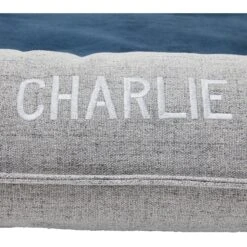Frisco Orthopedic Personalized Bolster Dog Bed W/Removable Cover, Harbour Blue, Large -Frisco 252617 PT5. AC SS1800 V1604532720
