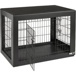Frisco Double Door Furniture Style Dog Crate, Black 11 Frisco Double Door Furniture Style Dog Crate, Black -Frisco 253026 PT5. AC SS1800 V1617644239