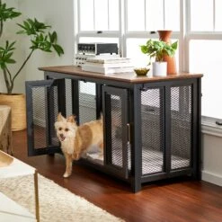 Frisco 30 Frisco "Venice" Dog Crate Credenza & Mat Kit