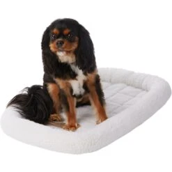 Frisco Heavy Duty Fold & Carry Single Door Collapsible Wire Dog Crate & Frisco Quilted Dog Crate Mat -Frisco 255551 PT4. AC SS1800 V1604096523