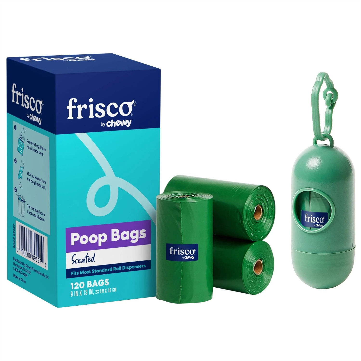 Frisco Refill Dog Poop Bags & Frisco Dog Poop Bags + Dispenser 3 Frisco Refill Dog Poop Bags & Frisco Dog Poop Bags + Dispenser
