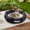 Frisco Indoor/Outdoor Deep Dish Cuddler Bolster Cat & Dog Bed -Frisco 262150 MAIN. AC SS1800 V1619807932
