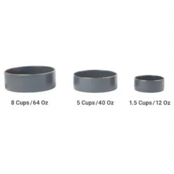 Frisco Modern Gold Rim Ceramic Dog & Cat Bowl -Frisco 270187 PT6. AC SS1800 V1627670005