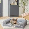 Frisco Chambray Orthopedic Sofa Bolster Dog Bed W/Removable Cover 2 Frisco Chambray Orthopedic Sofa Bolster Dog Bed W/Removable Cover -Frisco 270907 MAIN. AC SS1800 V1626881662