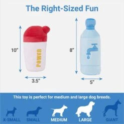 Frisco Protein & Water Bottle Cruncher Dog Toy 6 Frisco Protein & Water Bottle Cruncher Dog Toy -Frisco 288927 PT1. AC SS1800 V1640722583