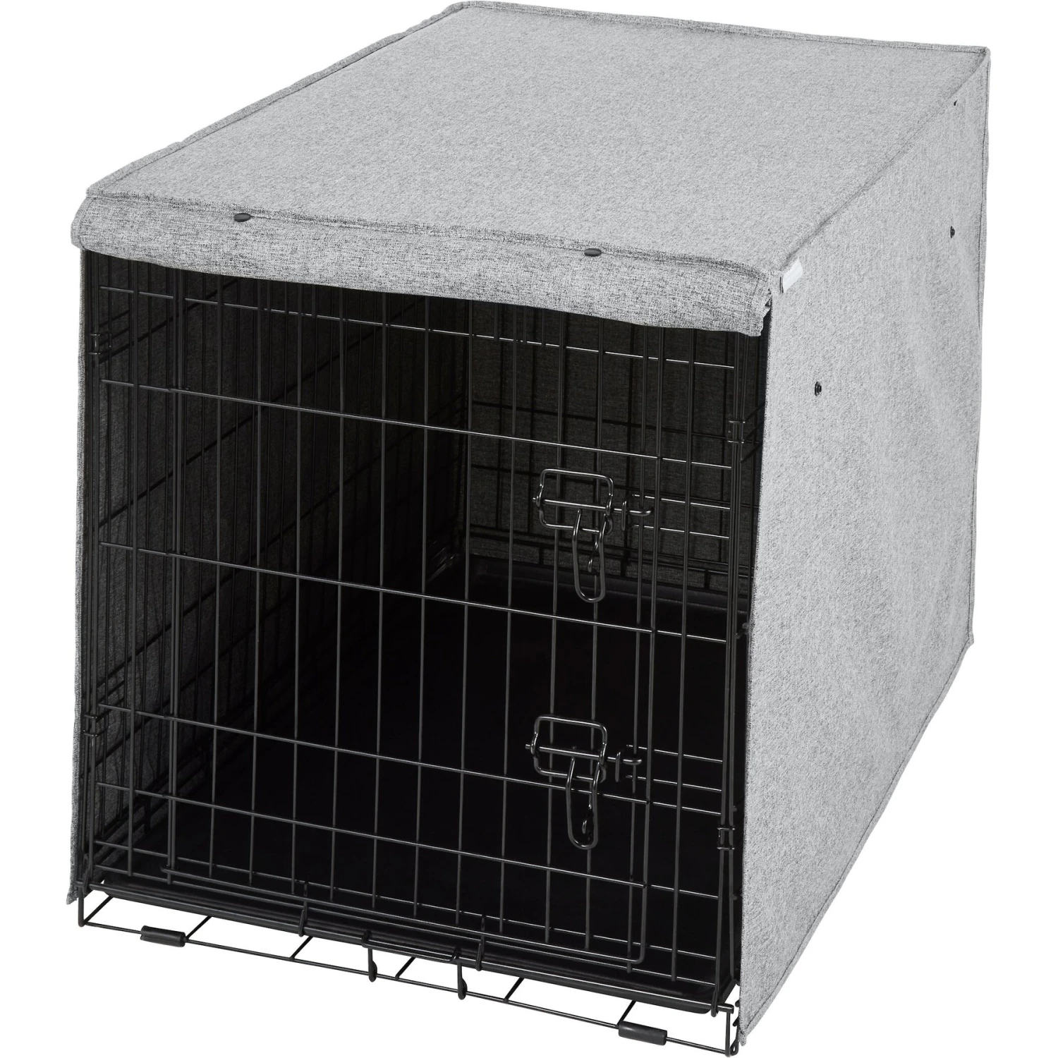 Frisco Faux Linen Dog Crate Cover 3 Frisco Faux Linen Dog Crate Cover