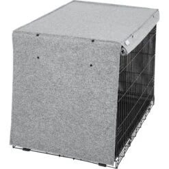 Frisco Faux Linen Dog Crate Cover 11 Frisco Faux Linen Dog Crate Cover -Frisco 289630 PT3. AC SS1800 V1644248867