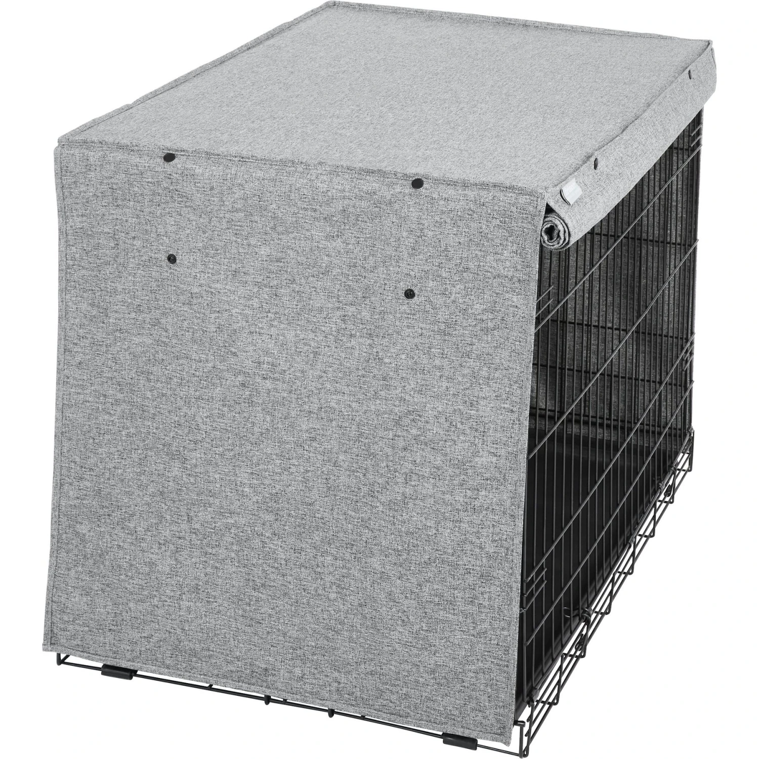 Frisco Faux Linen Dog Crate Cover 6 Frisco Faux Linen Dog Crate Cover - Image 4