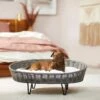 Frisco Elevated Rectangle Wicker Dog & Cat Bed With Eyelash Faux Fur Cushion 2 Frisco Elevated Rectangle Wicker Dog & Cat Bed With Eyelash Faux Fur Cushion -Frisco 296679 MAIN. AC SS1800 V1633727657
