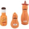Frisco Brunch Salt, Pepper, Hot Sauce Plush Squeaky Dog Toy -Frisco 297242 MAIN. AC SS1800 V1642086754