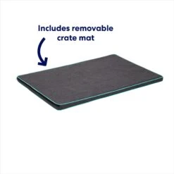 Frisco Heavy Duty Enhanced Lock Sliding Double Door Fold & Carry Wire Dog Crate & Mat Kit -Frisco 297461 PT5. AC SS1800 V1633115073