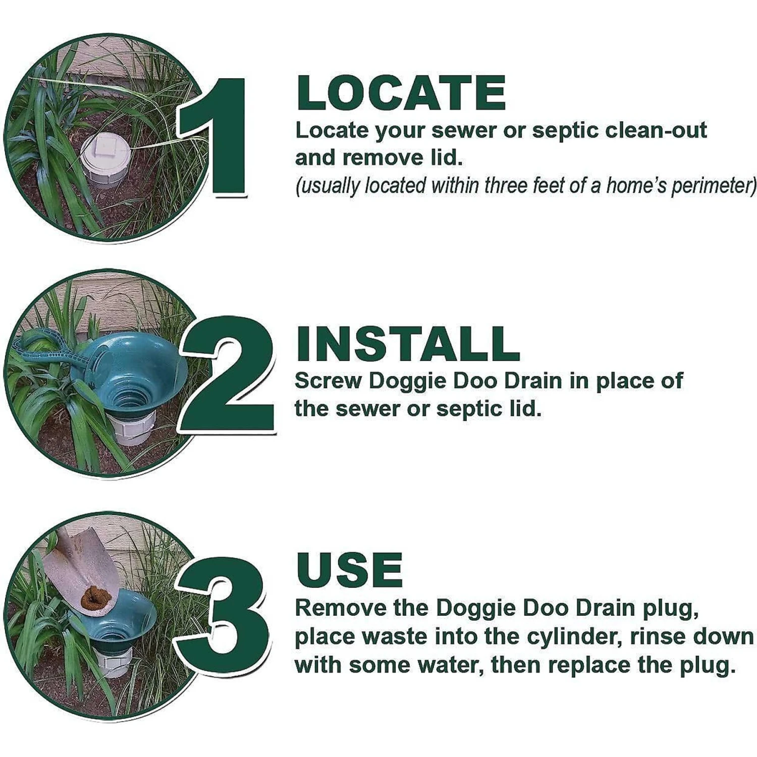 Doggie Doo Drain Pet Waste Removal & Frisco Spring Action Foldable Dog Pooper Scooper 7 Doggie Doo Drain Pet Waste Removal & Frisco Spring Action Foldable Dog Pooper Scooper - Image 5