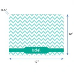 Frisco Personalized Chevron Dog & Cat Placemat -Frisco 306754 PT3. AC SS1800 V1636120540