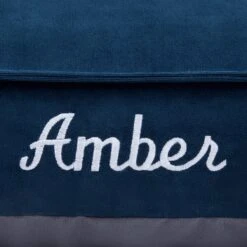 Frisco Personalized Navy Bolstered Bed With Navy Check Bolster 8 Frisco Personalized Navy Bolstered Bed With Navy Check Bolster -Frisco 311766 PT3. AC SS1800 V1630593998