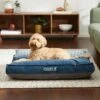 Frisco Personalized Navy Bolstered Bed With Navy Check Bolster, X-Large 1 Frisco Personalized Navy Bolstered Bed With Navy Check Bolster, X-Large -Frisco 311768 MAIN. AC SS1800 V1633439531