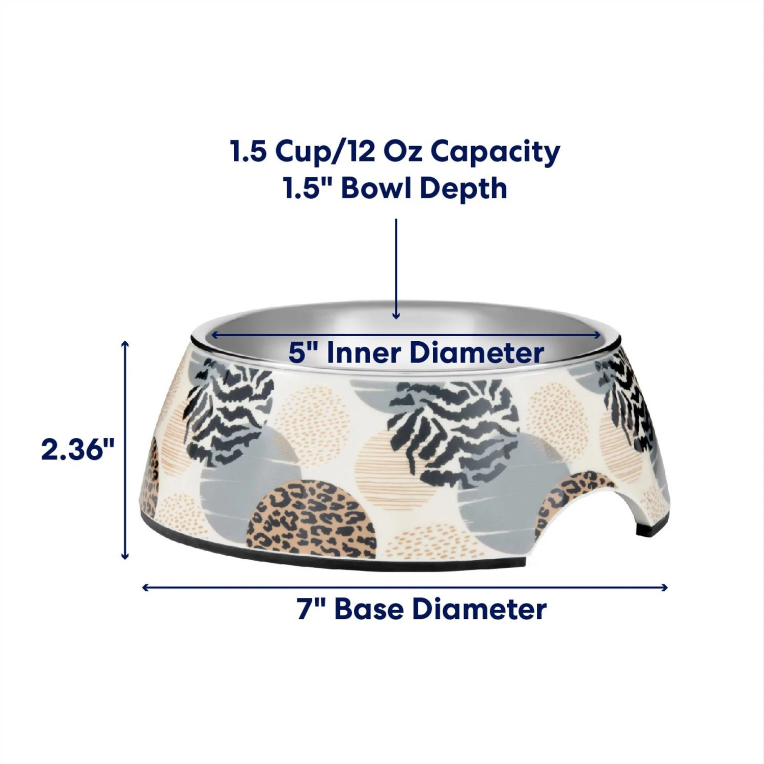 Frisco Animal Design Stainless Steel Dog & Cat Bowl 4 Frisco Animal Design Stainless Steel Dog & Cat Bowl - Image 2