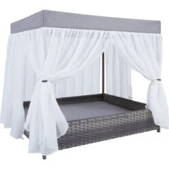Frisco Outdoor Wicker Canopy Dog Bed 9 Frisco Outdoor Wicker Canopy Dog Bed -Frisco 356071 PT2. AC SS1800 V1651003892