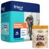 Frisco Premium Giant Dog Training & Potty Pads & American Journey Peanut Butter Recipe Grain-Free Oven Baked Crunchy Biscuit Dog Treats -Frisco 678502 MAIN. AC SS1800 V1681306585