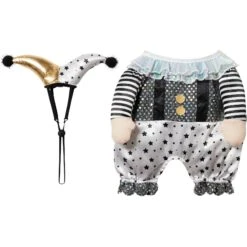 Frisco Front Walking Glitter Clown Dog & Cat Costume 15 Frisco Front Walking Glitter Clown Dog & Cat Costume -Frisco 707542 PT4. AC SS1800 V1689278779