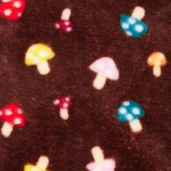 Frisco Cozy Plush Fleece Dog & Cat PJs, Mushrooms -Frisco 718950 PT6. AC SS1800 V1692977078