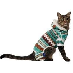 Frisco Fairisle Cozy Plush Fleece Dog & Cat PJs, Green 12 Frisco Fairisle Cozy Plush Fleece Dog & Cat PJs, Green -Frisco 719054 PT2. AC SS1800 V1692193162