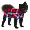 Frisco Cozy Plush Fleece Dog & Cat PJs, Plaid -Frisco 719102 MAIN. AC SS1800 V1692971268