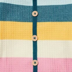 Frisco Cozy Waffle Knit Dog & Cat PJs, Stripe -Frisco 744246 PT6. AC SS1800 V1693233973