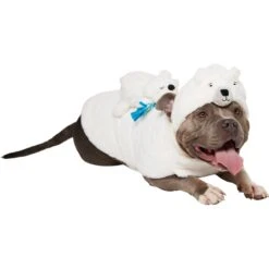 Frisco Polar Bear Ride-On Dog Costume