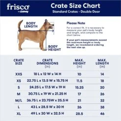 Frisco Fold & Carry Double Door Collapsible Wire Dog Crate 11 Frisco Fold & Carry Double Door Collapsible Wire Dog Crate -Frisco 88789 PT2. AC SS1800 V1667228179