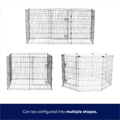 Frisco Wire Dog & Small Pet Exercise Pen With Step-Through Door -Frisco 97484 PT5. AC SS1800 V1667227970