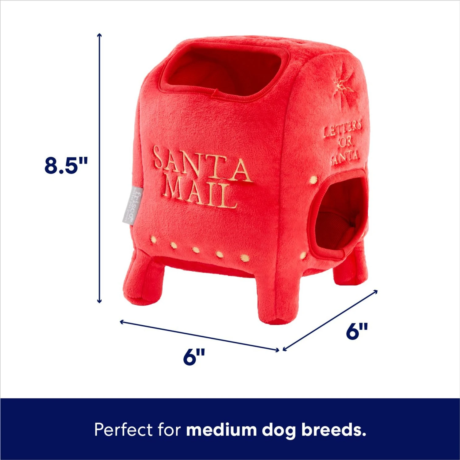 Frisco Holiday House Hide & Seek Puzzle Plush Squeaky Dog Toy & Frisco Holiday North Pole Mailbox Hide & Seek Puzzle Plush Squeaky Dog Toy 7 Frisco Holiday House Hide & Seek Puzzle Plush Squeaky Dog Toy & Frisco Holiday North Pole Mailbox Hide & Seek Puzzle Plush Squeaky Dog Toy - Image 5