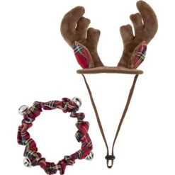 Frisco Jingle Bells Dog & Cat Holiday Collar With Bells, 1 Count & Frisco Holiday Antler Headband & Bell Collar Dog & Cat Costume 16 Frisco Jingle Bells Dog & Cat Holiday Collar With Bells, 1 Count & Frisco Holiday Antler Headband & Bell Collar Dog & Cat Costume -Frisco 986294 PT5. AC SS1800 V1698258116